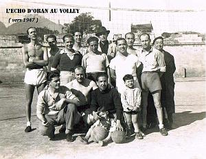Oran - Echo d'Oran - Volley - Personnel - 1947